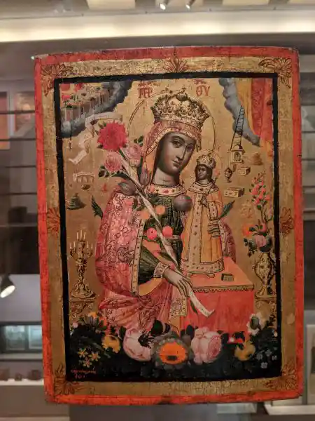 Icon of the Virgin, The Unwithering Rose, by Balas